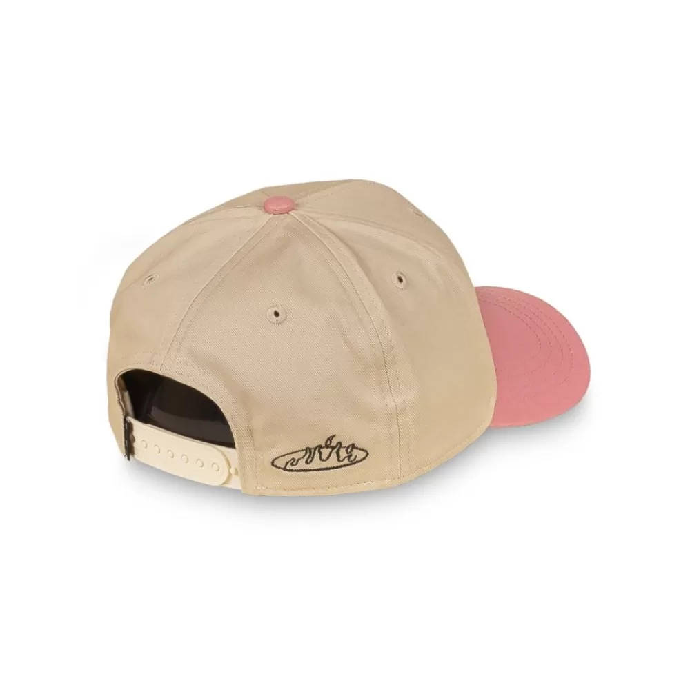 Grimey Gorra Melted Stone Bicolor Curved Visor - Cream | Fw23 Best Sale