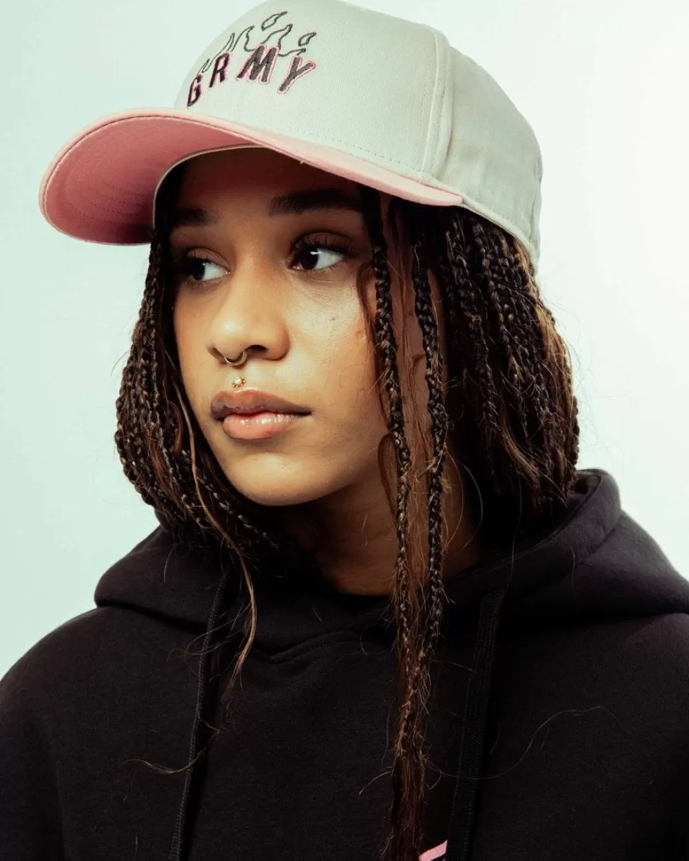 Grimey Gorra Melted Stone Bicolor Curved Visor - Cream | Fw23 Best Sale