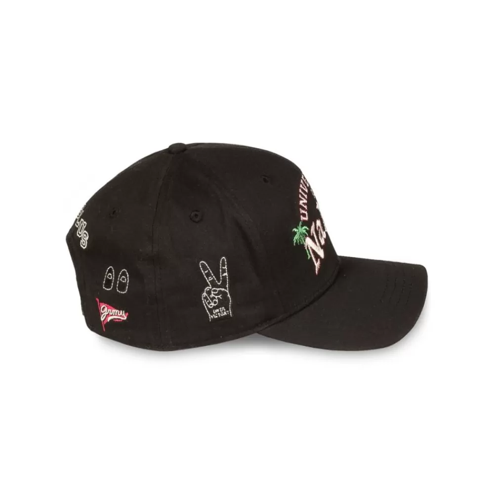 Grimey Gorra Nablus Curved Visor - Black | Fw23 Sale