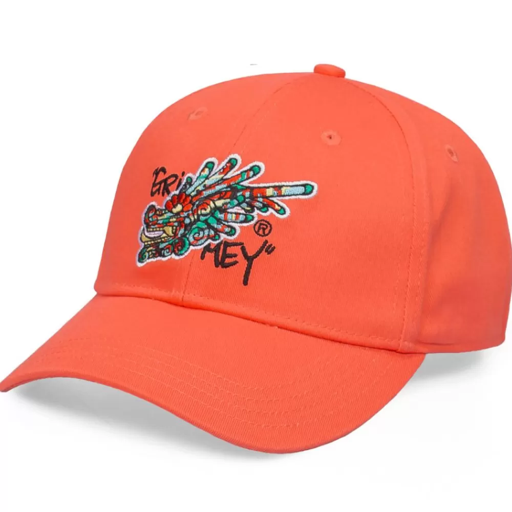Grimey Gorra "Nine Winds" Curved Visor Cap - Coral | Spring 22 Discount