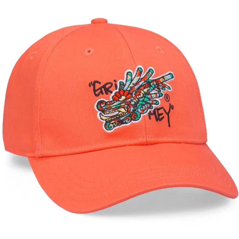 Grimey Gorra "Nine Winds" Curved Visor Cap - Coral | Spring 22 Discount