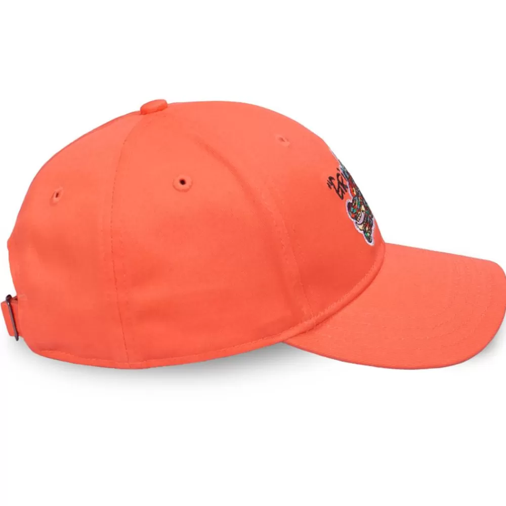Grimey Gorra "Nine Winds" Curved Visor Cap - Coral | Spring 22 Discount