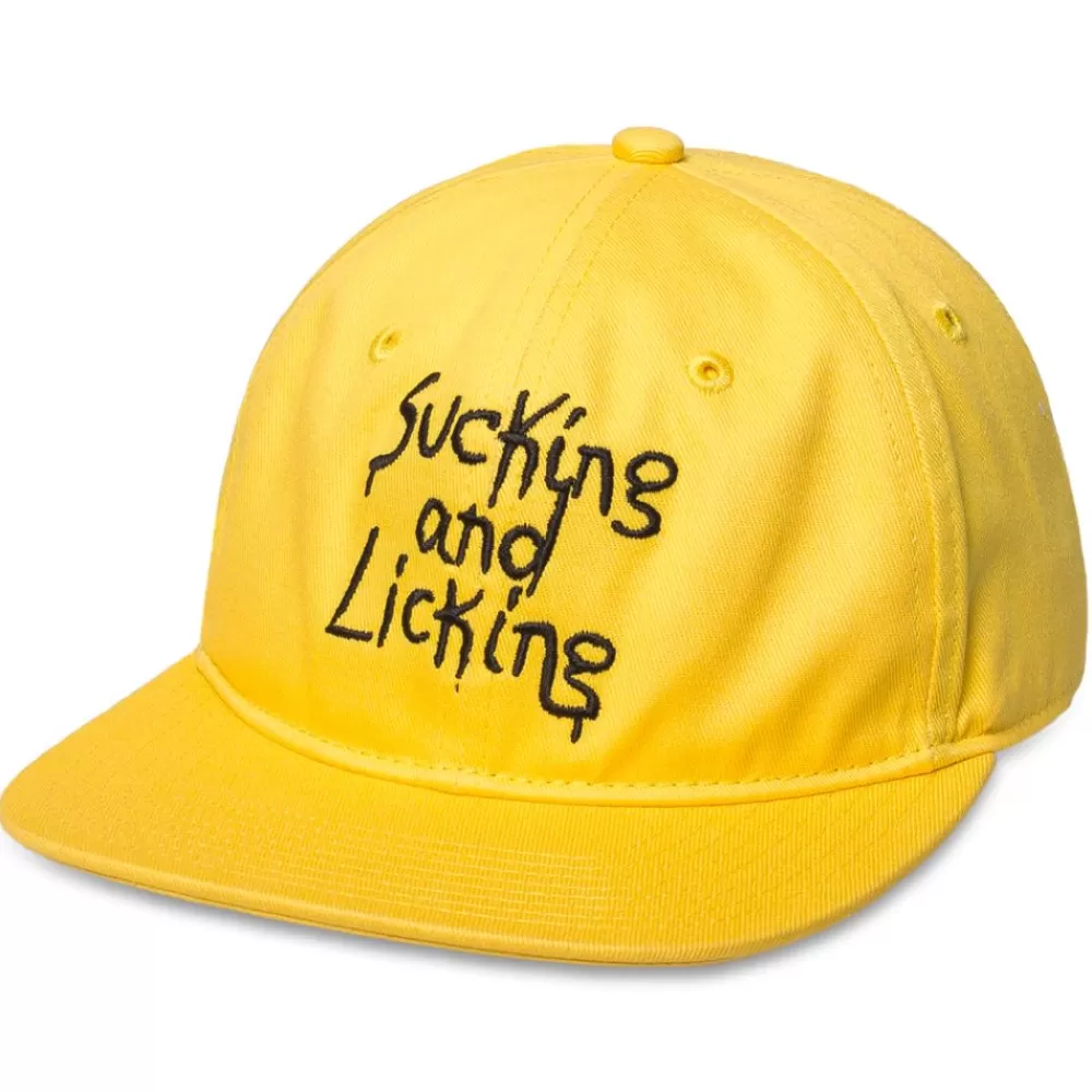Grimey Gorra Sucking And Licking Unstructured Cap Ss19 Yellow Clearance