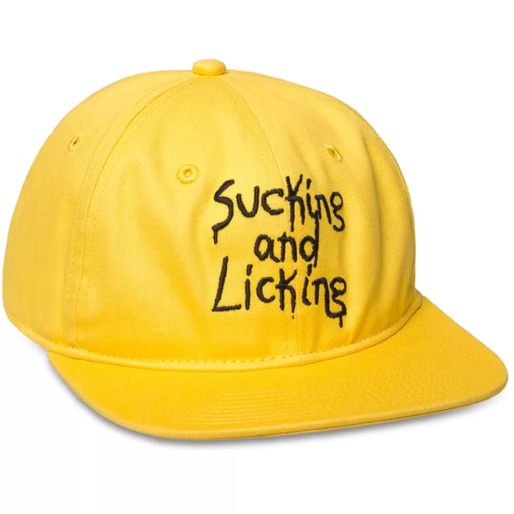 Grimey Gorra Sucking And Licking Unstructured Cap Ss19 Yellow Clearance