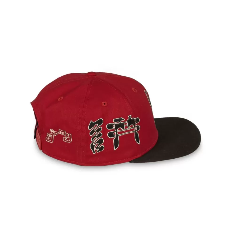 Grimey Gorra Tusker Temple Bicolor Snapback - Red | Fw23 Best