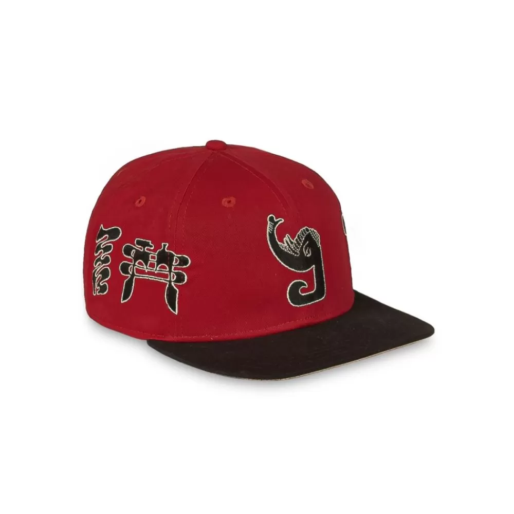 Grimey Gorra Tusker Temple Bicolor Snapback - Red | Fw23 Best