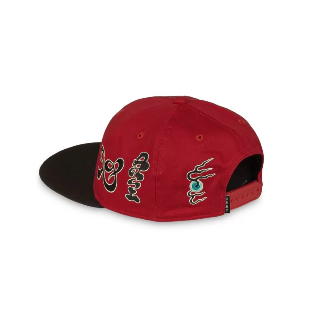 Grimey Gorra Tusker Temple Bicolor Snapback - Red | Fw23 Best