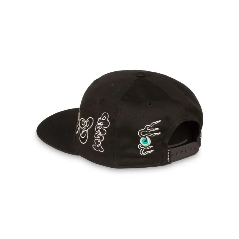Grimey Gorra Tusker Temple Snapback - Black | Fw23 New