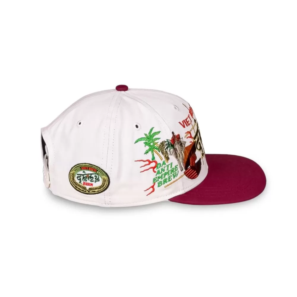 Grimey Gorra Viet Cong Beer Snapback - White | Summer 23 Shop