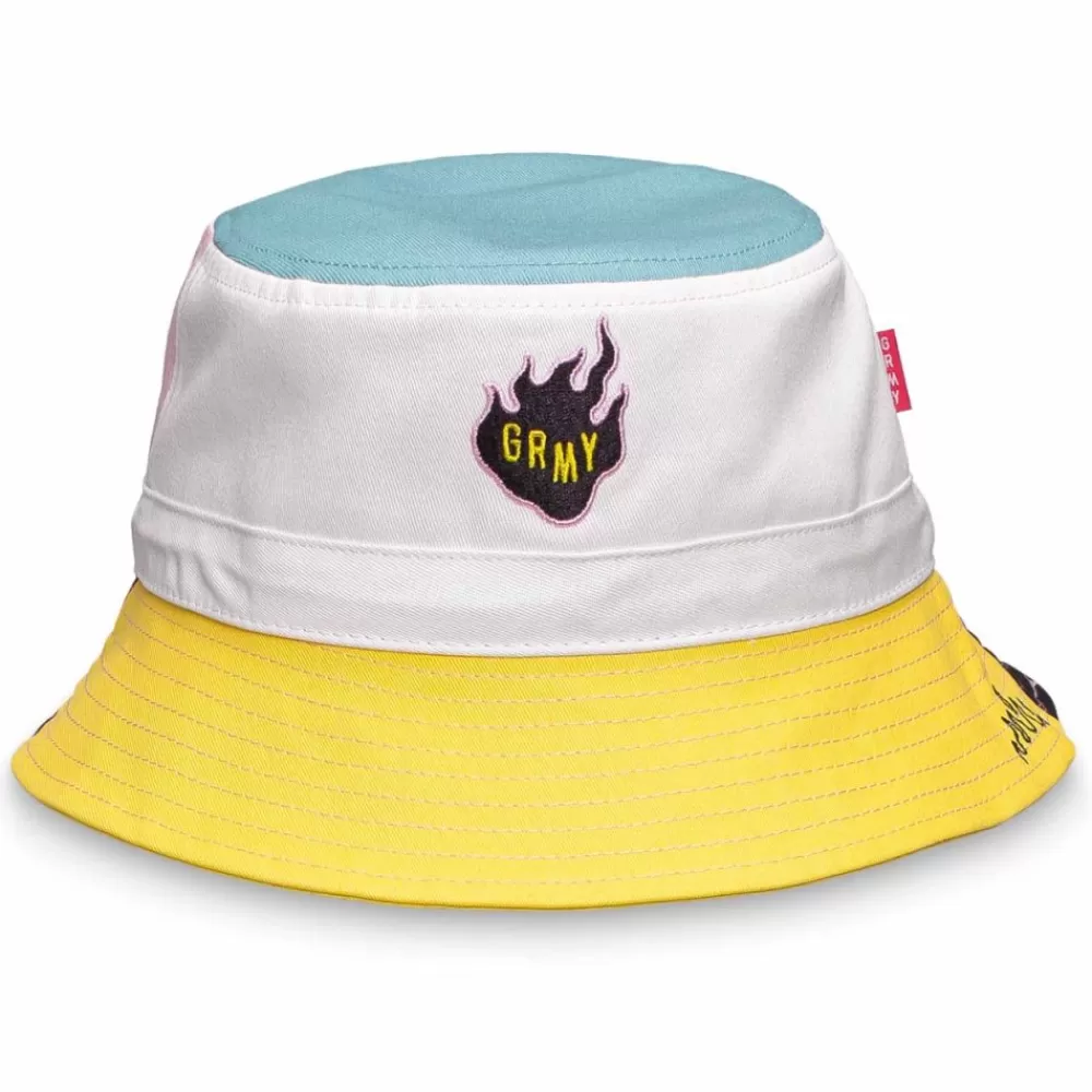 Grimey Gorro "Trespass Multicolor" - White | Summer 22 Hot