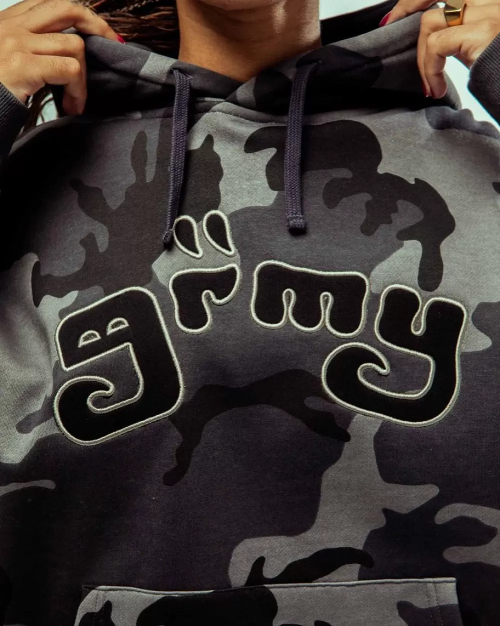 Grimey All Over Print Tusker Temple Vintage Hoodie Black | Fw23 Discount