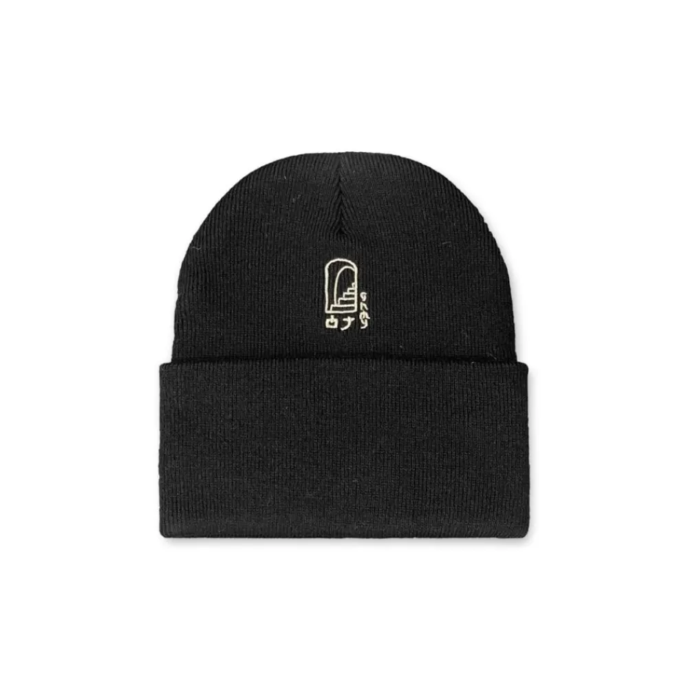 Grimey Vita Deorum (Grmy X Oj) Beanie - Black | Fw23 Sale