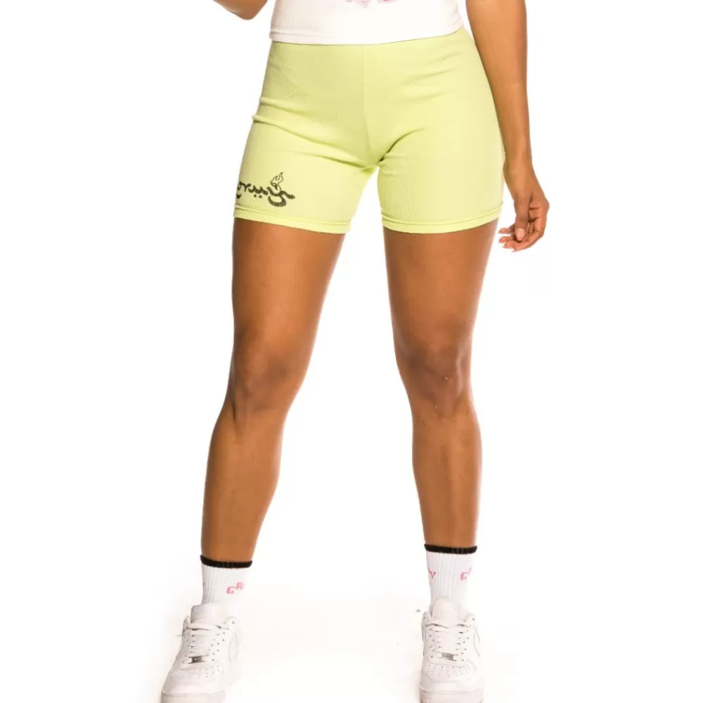 Grimey Leggin Corto De Chica "Hope Unseen" - Green | Summer 21 Cheap