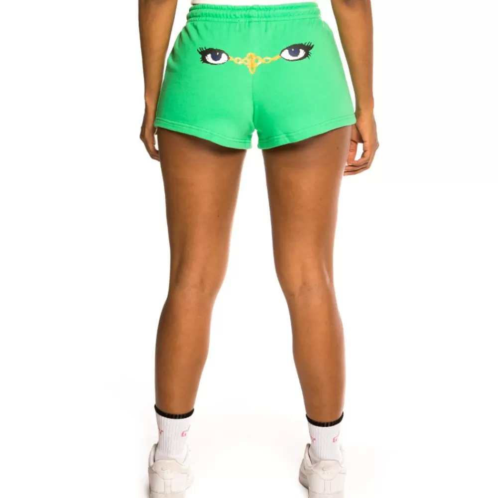 Grimey Pantalon Corto De Chica "Hope Unseen" - Green | Summer 21 Discount