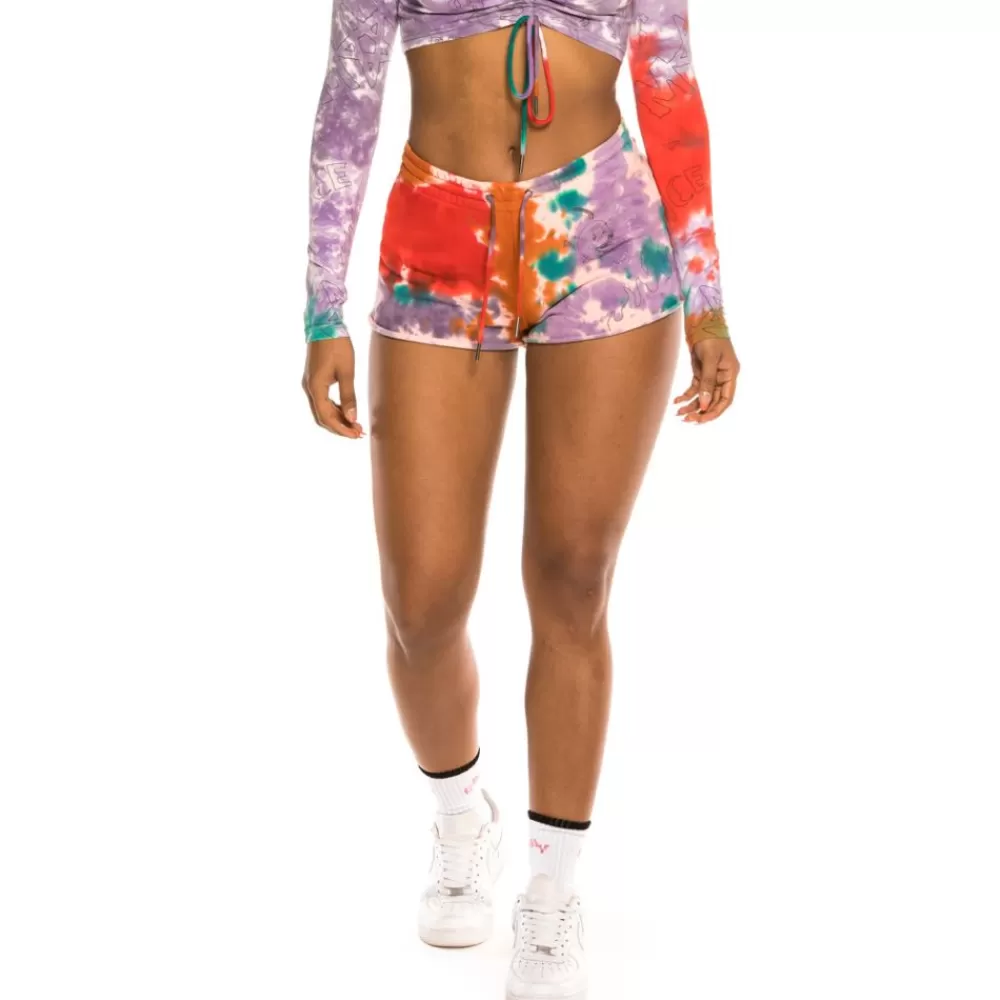 Grimey Pantalon Corto De Chica "Liveution" - Tie Dye | Spring 21 Cheap