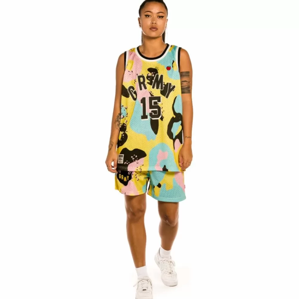 Grimey Pantalon Corto De Chica "Trespass All Over Print" - Camo | Summer 22 New