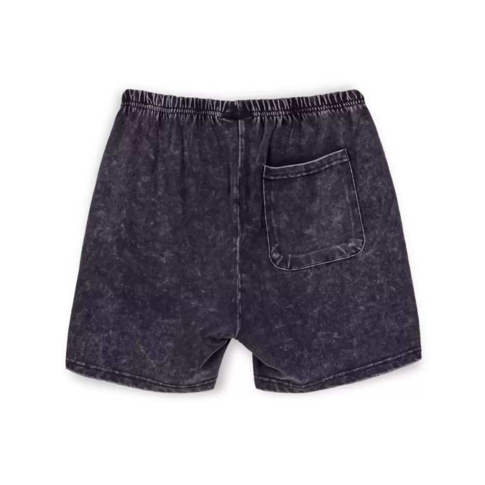 Grimey Pantalon Corto Cloven Tongues - Washed Black | Summer 23 Cheap