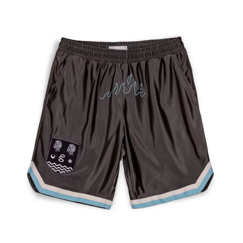 Grimey Pantalon Corto Fire Route - Black | Spring 23 Discount