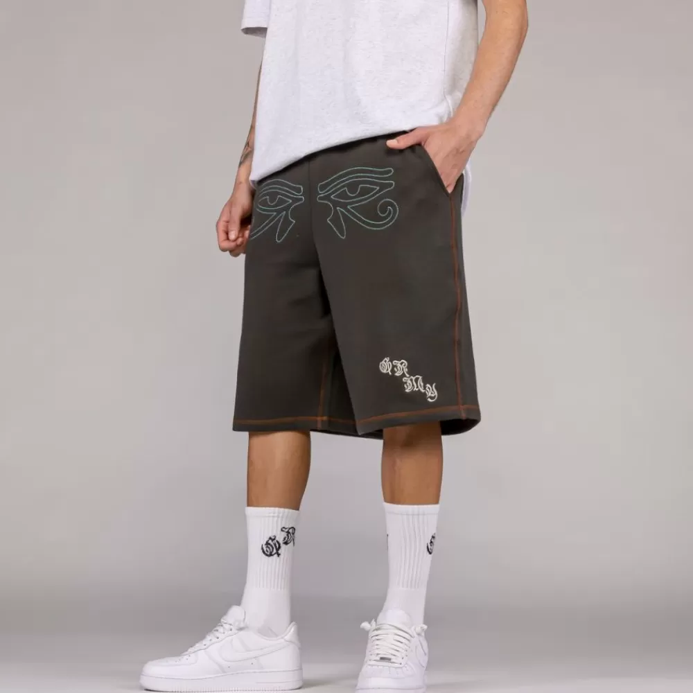 Grimey Pantalon Corto Fire Route - Black | Spring 23 Flash Sale