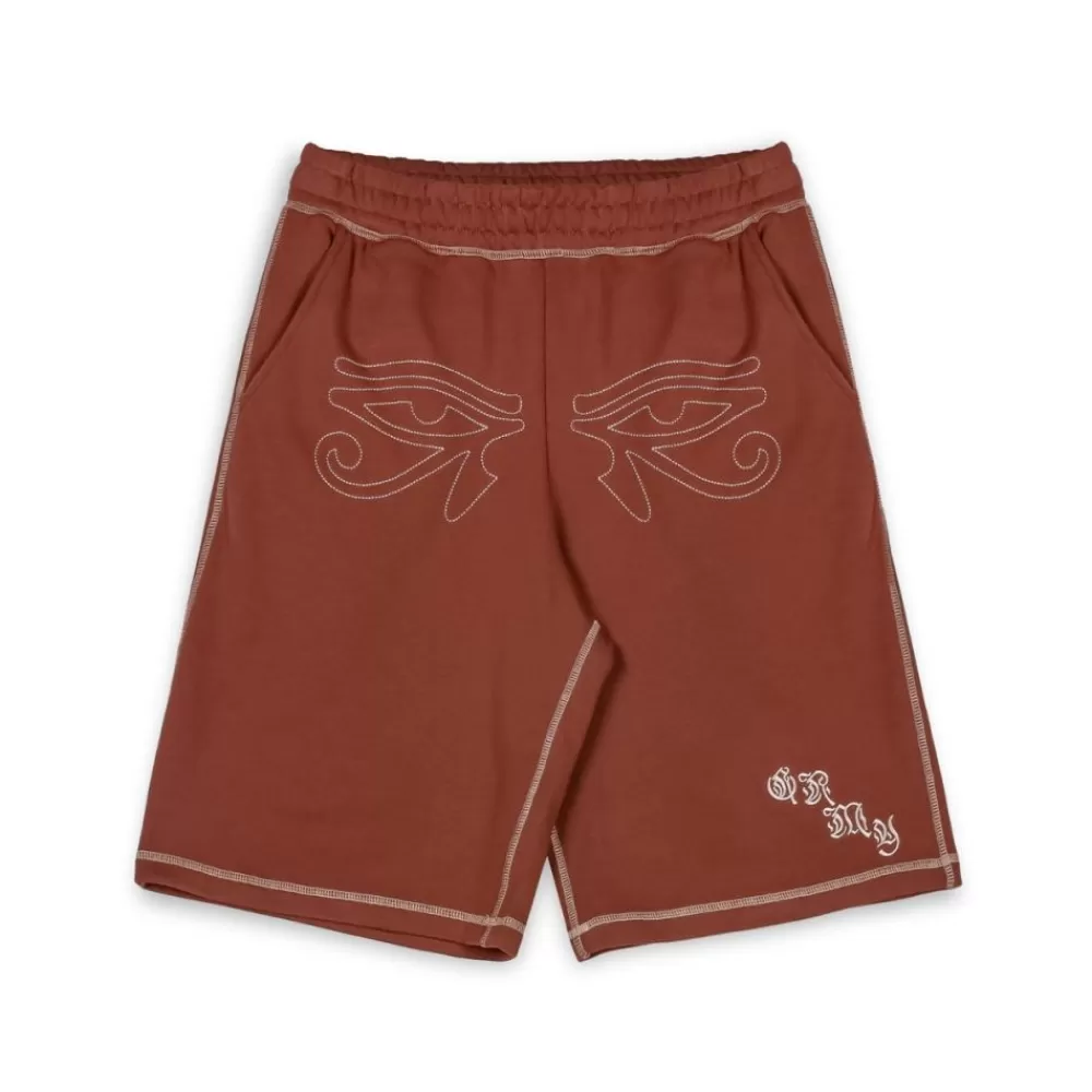 Grimey Pantalon Corto Fire Route - Brown | Spring 23 Sale