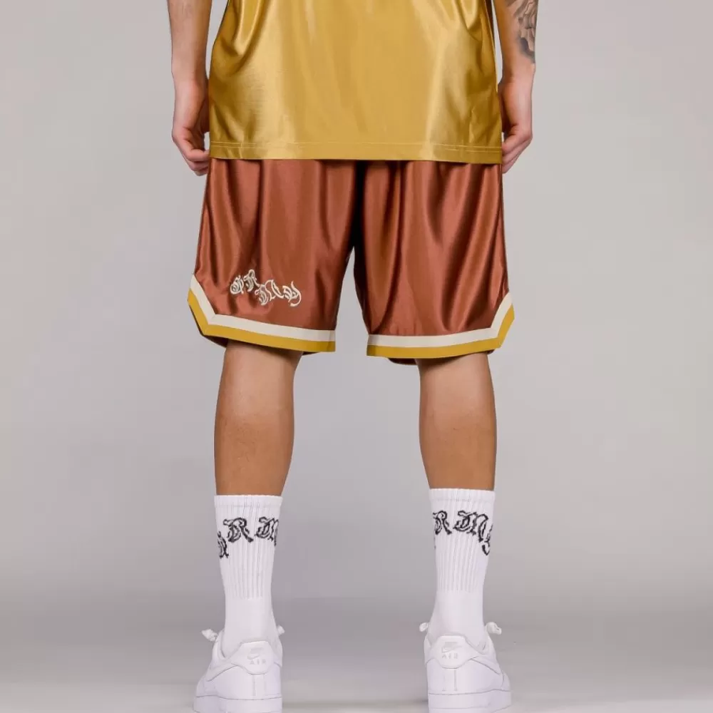 Grimey Pantalon Corto Fire Route - Brown | Spring 23 Best Sale