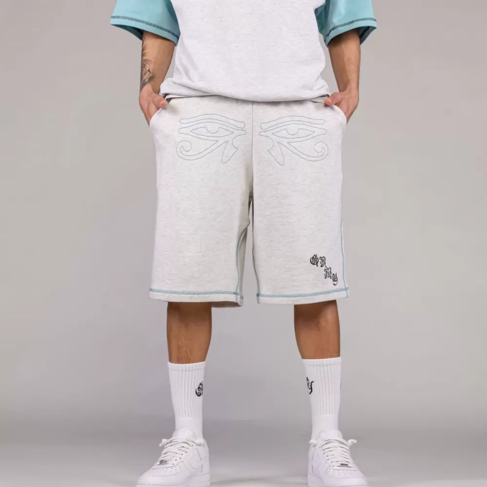 Grimey Pantalon Corto Fire Route - Sport Grey | Spring 23 Fashion