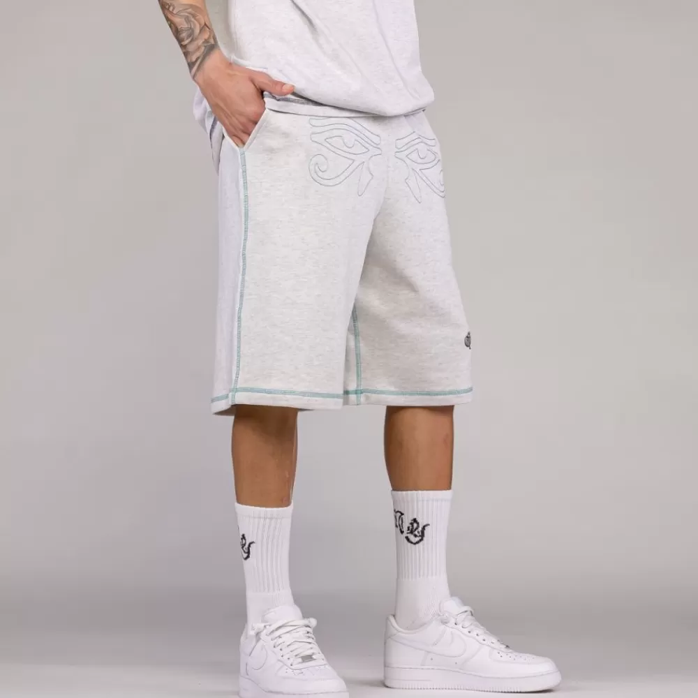 Grimey Pantalon Corto Fire Route - Sport Grey | Spring 23 Fashion