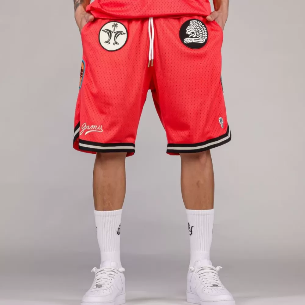 Grimey Pantalon Corto The Clout - Red | Spring 23 Fashion