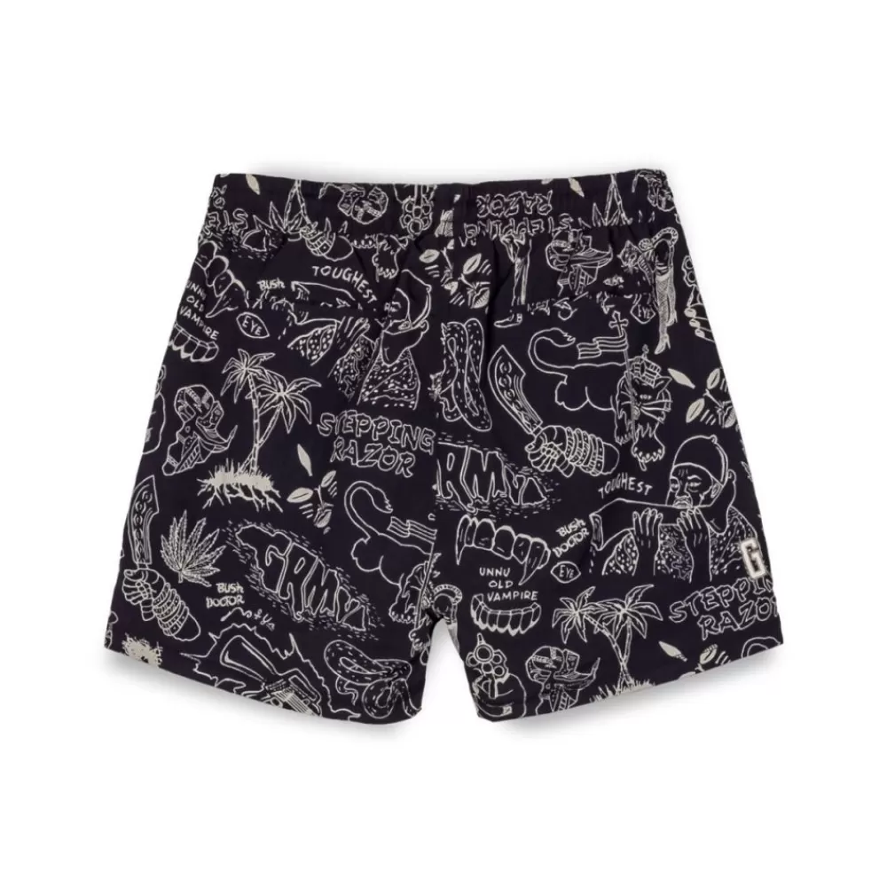 Grimey Pantalon Corto The Toughest - Black | Spring 23 Best