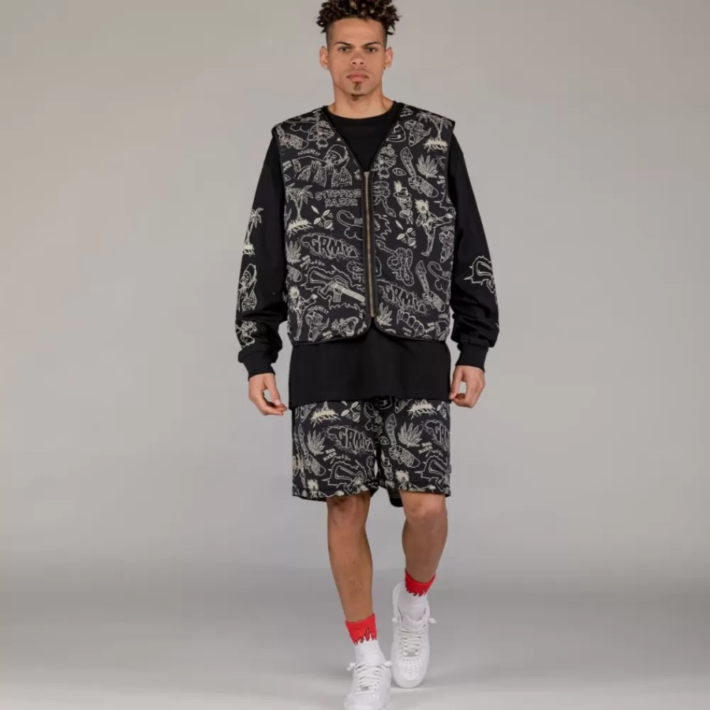 Grimey Pantalon Corto The Toughest - Black | Spring 23 Best