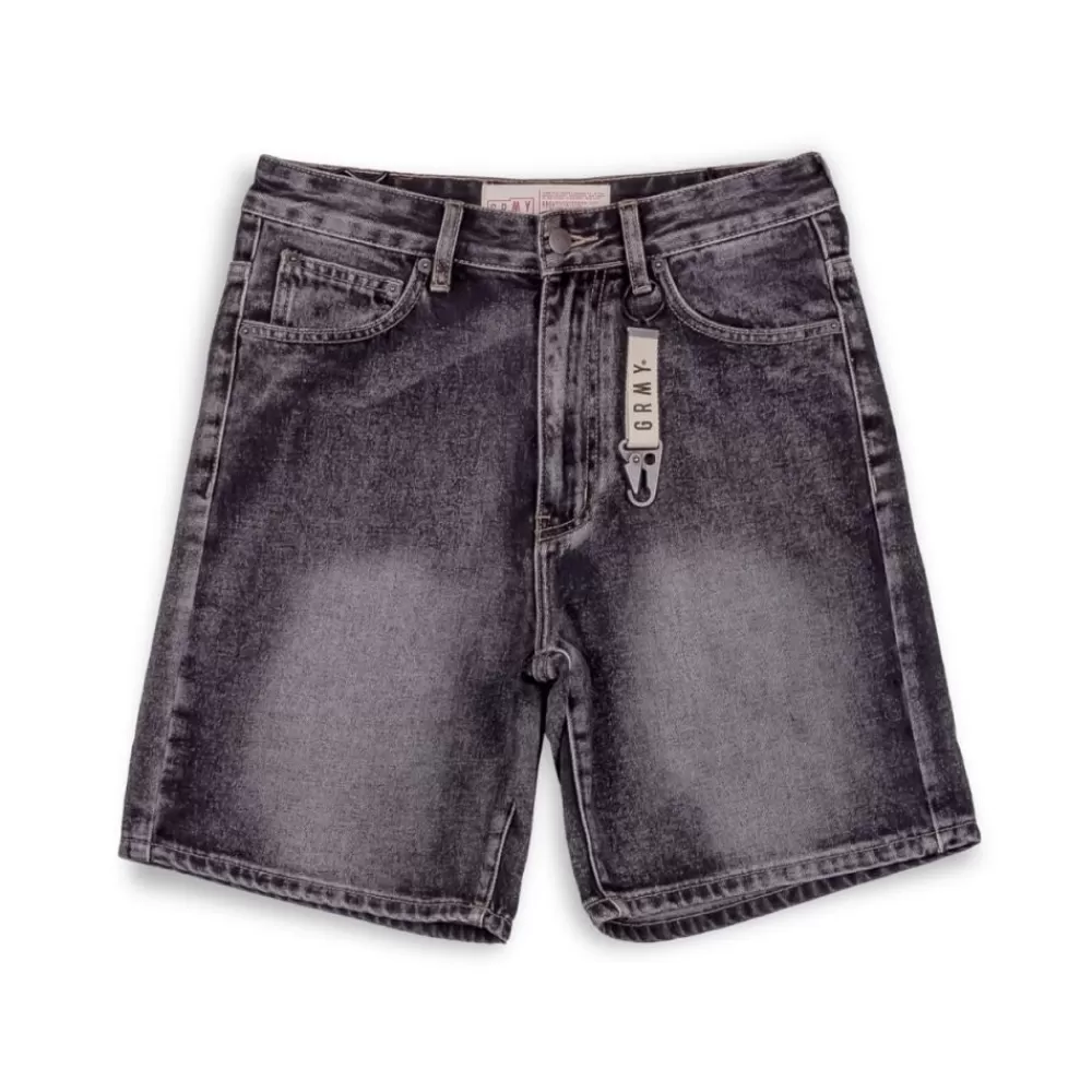Grimey Pantalon Corto The Toughest - Washed Black | Spring 23 Cheap