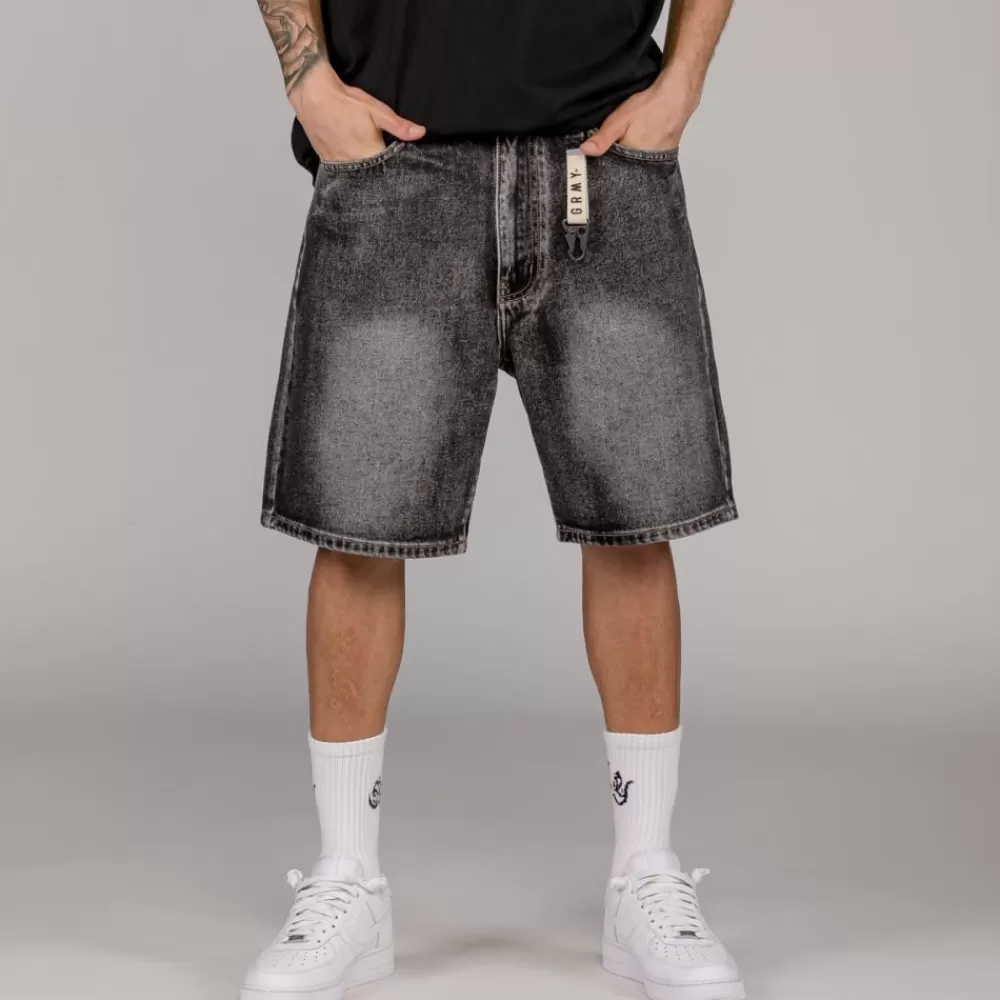 Grimey Pantalon Corto The Toughest - Washed Black | Spring 23 Cheap