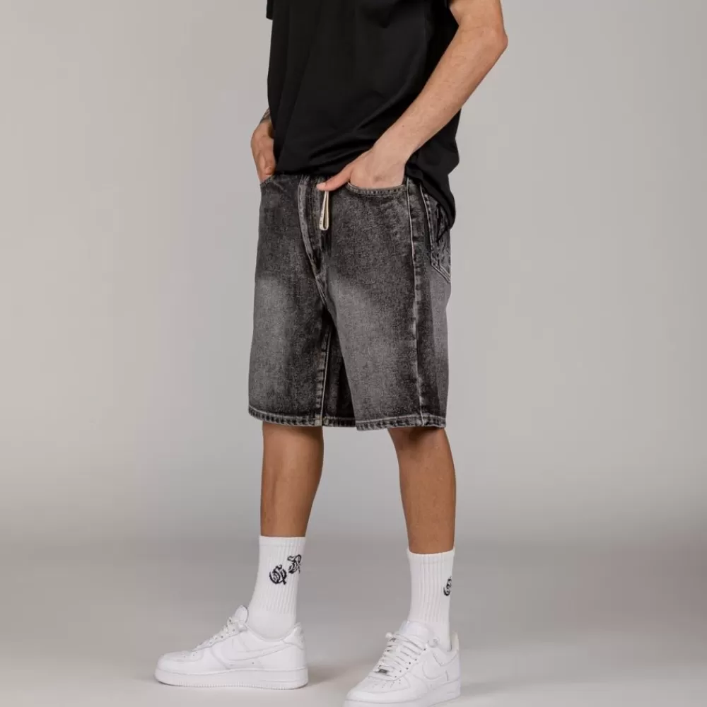 Grimey Pantalon Corto The Toughest - Washed Black | Spring 23 Cheap