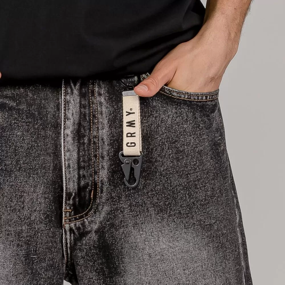 Grimey Pantalon Corto The Toughest - Washed Black | Spring 23 Cheap