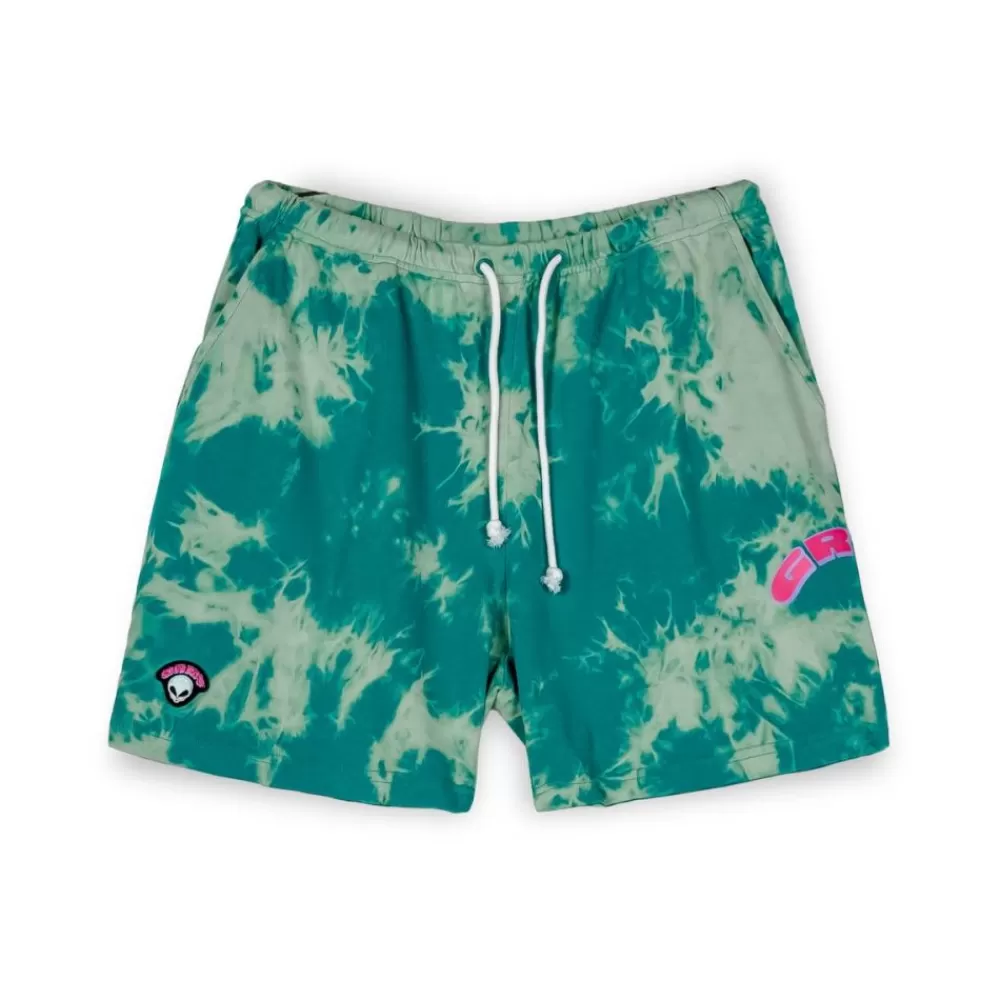 Grimey Pantalon Corto Ufollow - Bleached Blue | Spring 23 Sale