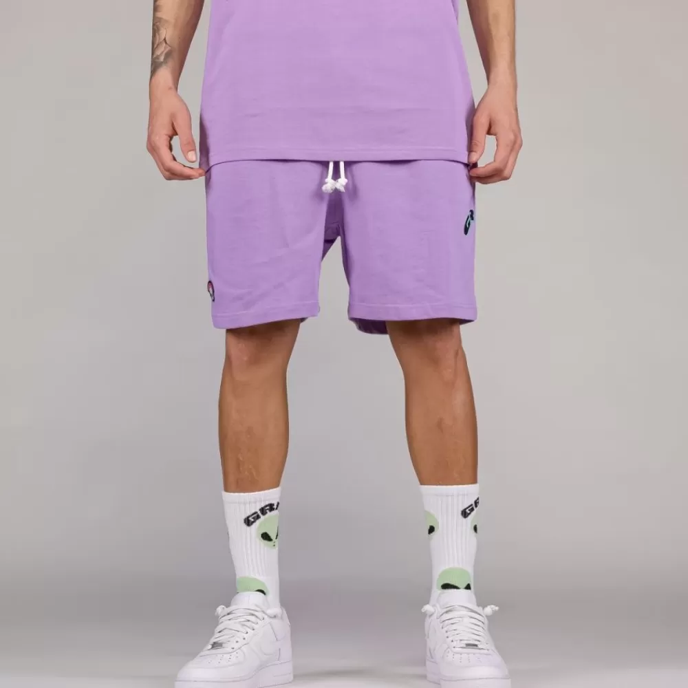 Grimey Pantalon Corto Ufollow - Lilac | Spring 23 Online