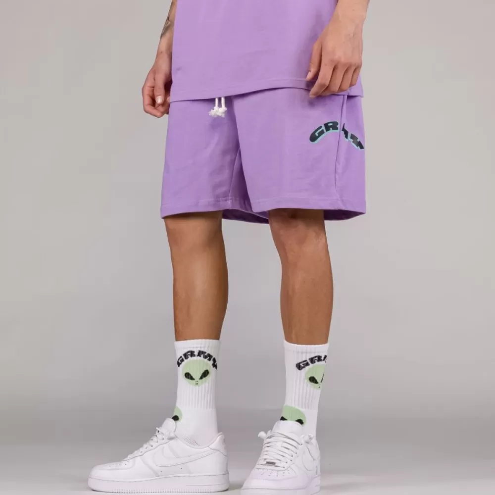Grimey Pantalon Corto Ufollow - Lilac | Spring 23 Online