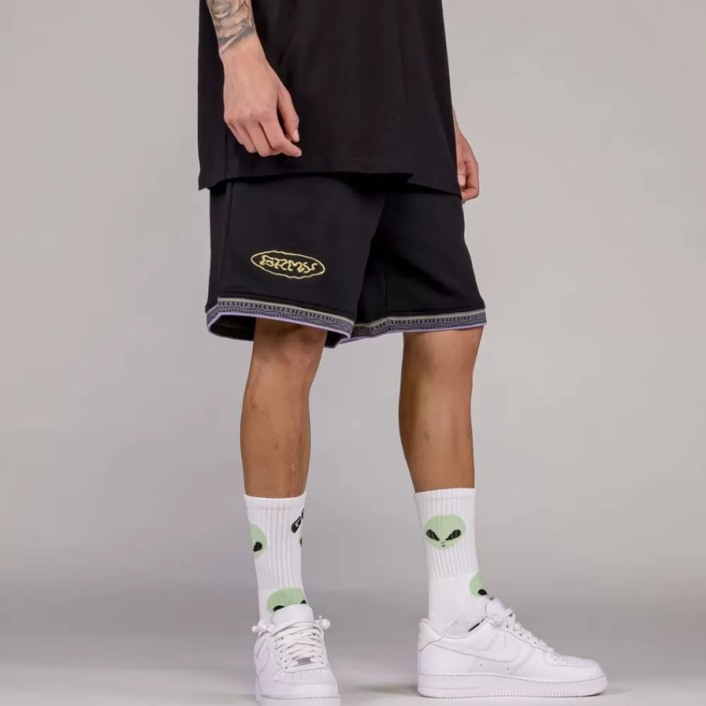 Grimey Pantalon Corto Ufollow Grmy - Black | Spring 23 Best Sale