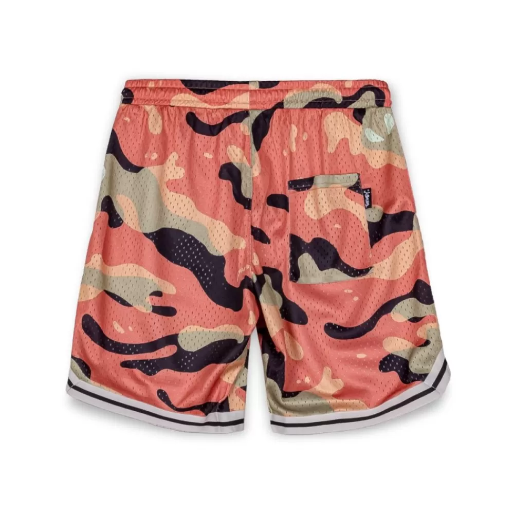 Grimey Pantalon Corto Ufollow Mesh Basket - Brown | Spring 23 Outlet