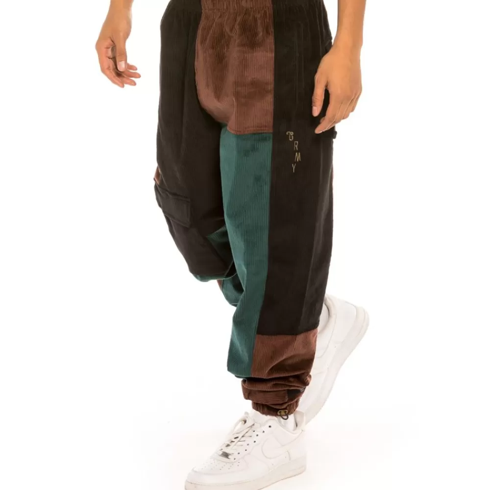 Grimey Pantalon "Aged Rum" Corduroy - Green | Winter 21 New