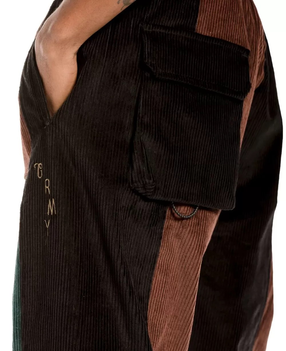 Grimey Pantalon "Aged Rum" Corduroy - Green | Winter 21 New