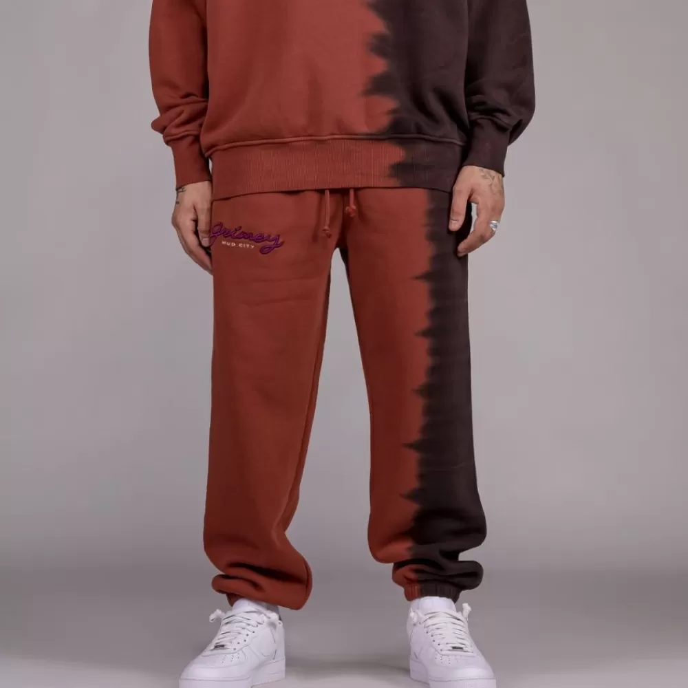 Grimey Pantalon "Dust Storm" Tie & Dye - Brown | Fall 22 Cheap