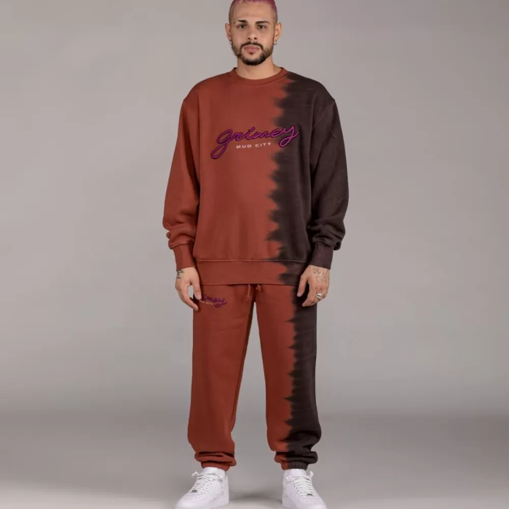 Grimey Pantalon "Dust Storm" Tie & Dye - Brown | Fall 22 Cheap