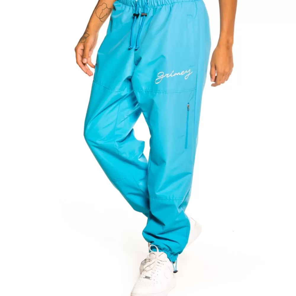 Grimey Pantalon "Martinica Fact" Track Pants - Blue | Fall 21 Flash Sale