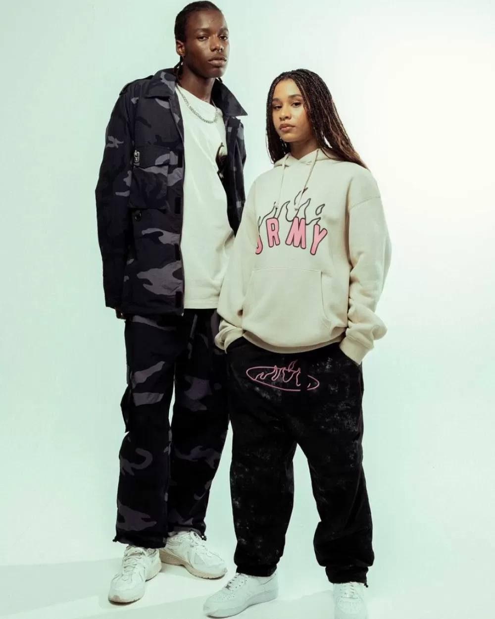 Grimey Pantalon Melted Stone Nylon Tie And Dye - Black | Fw23 Cheap