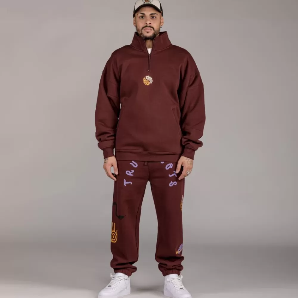 Grimey Pantalon "Snipes X True Roots" - Brown | Fall 22 Hot