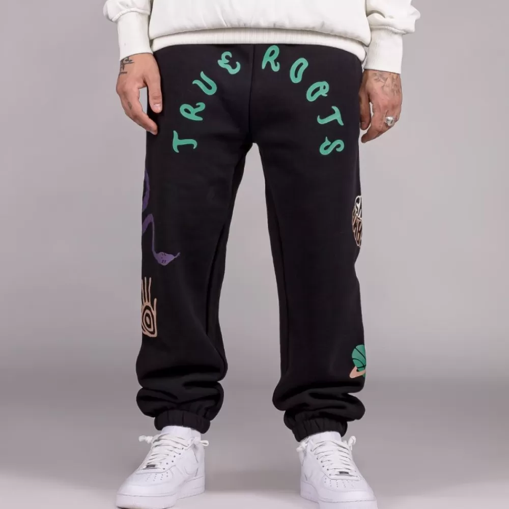 Grimey Pantalon "Snipes X True Roots"- Black | Fall 22 Outlet