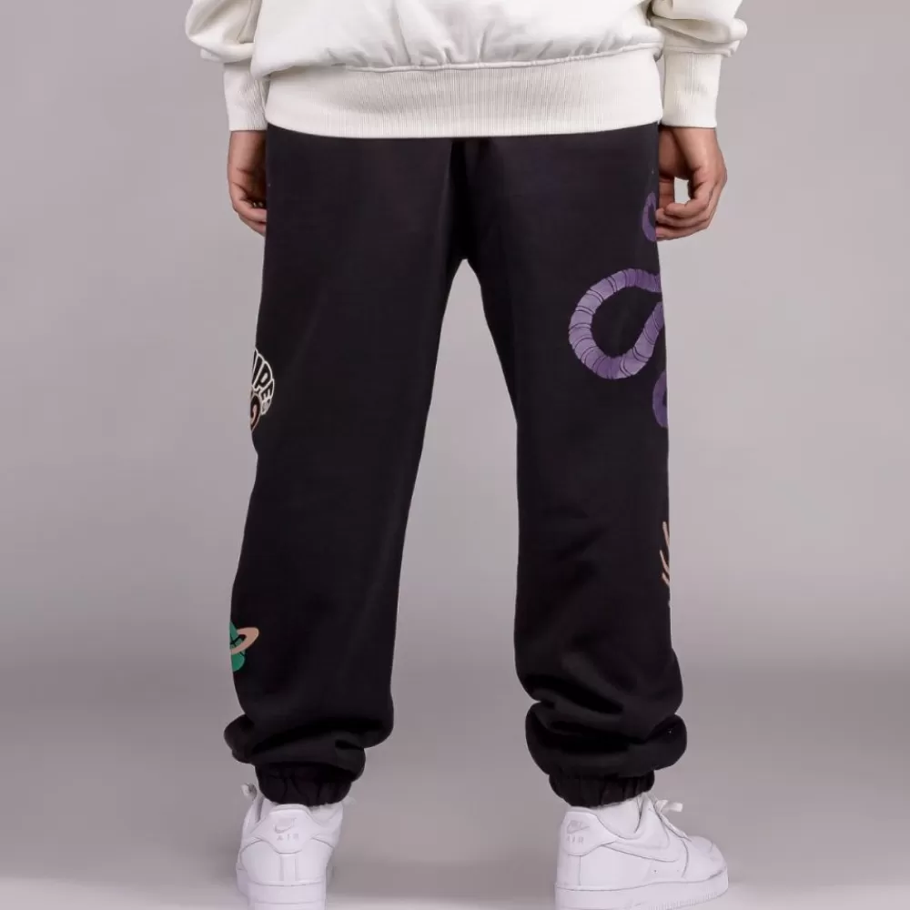 Grimey Pantalon "Snipes X True Roots"- Black | Fall 22 Outlet