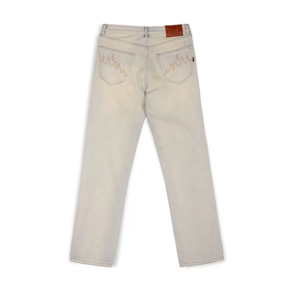 Grimey Pantalon Snow Fox - Washed Light Blue | Winter L 22 Shop