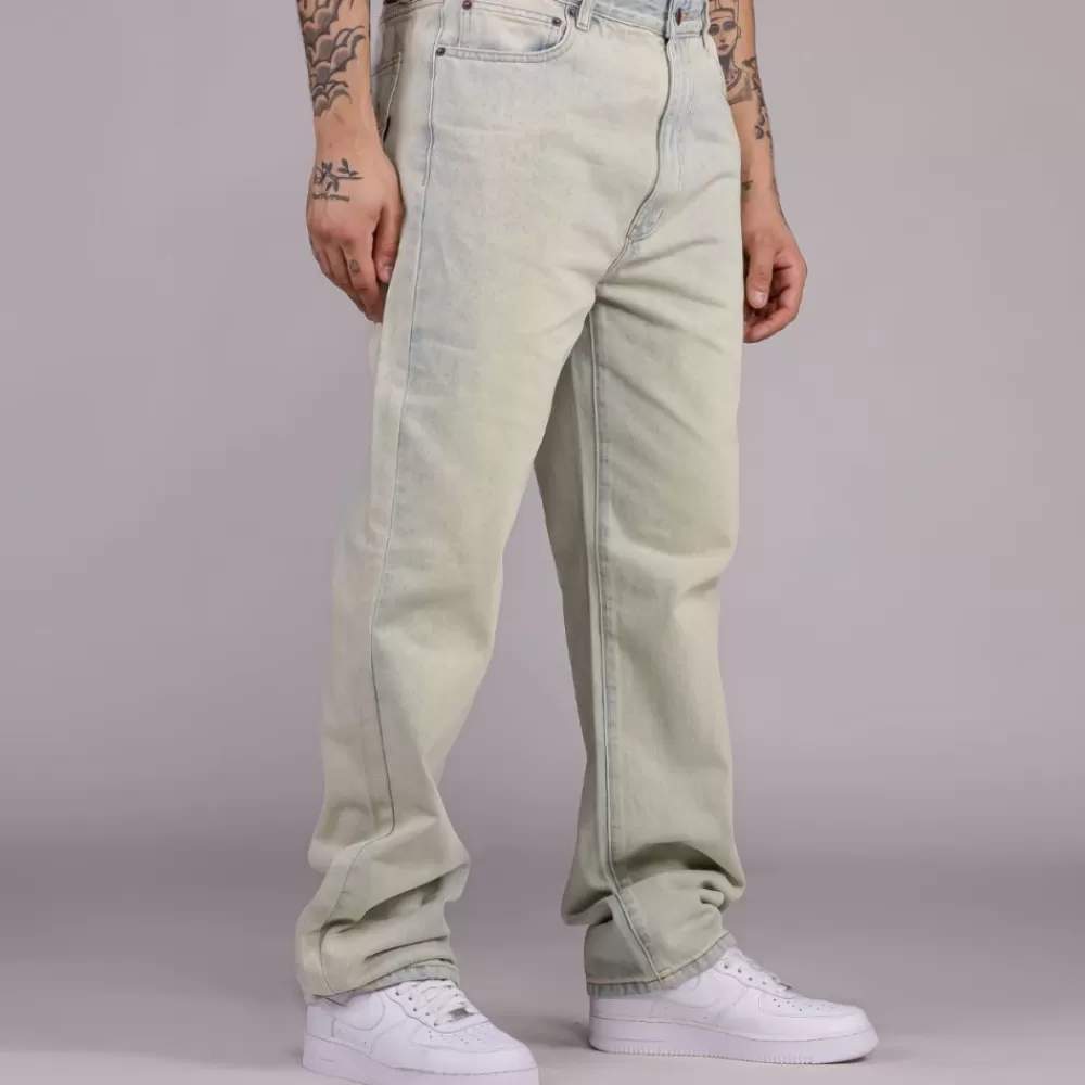 Grimey Pantalon Snow Fox - Washed Light Blue | Winter L 22 Shop